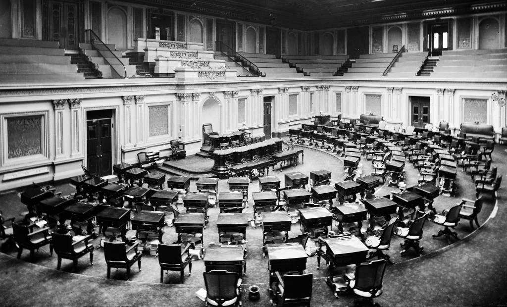 The National History Center's Congressional Briefings program seeks to provide Congressional staff and members with historical perspectives on current policy issues. The Mock Policy Briefing Program provides a model to develop and host policy briefings in history classrooms. Credit: Wikimedia Commons